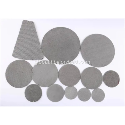 Filter Discs And Packs Stainless Steel Sintered Filter Discs Manufactory